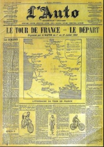 Geschiedenis van de truien in de tour de France