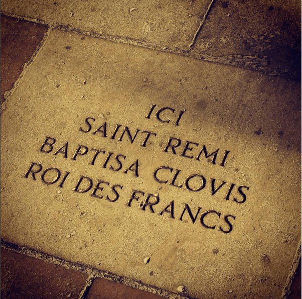 Koning Clovis & zijn doop in Reims