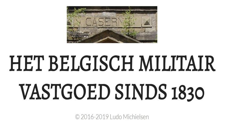 Belgisch militair vastgoed: een overzichtswebsite